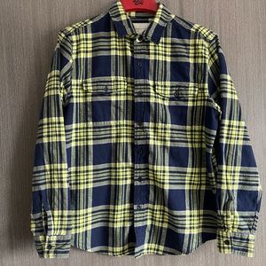 American Eagle Plaid - Green & Navy - Size Large